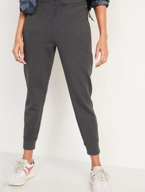 Soft High Waisted Gray Jogger Pants - Women's